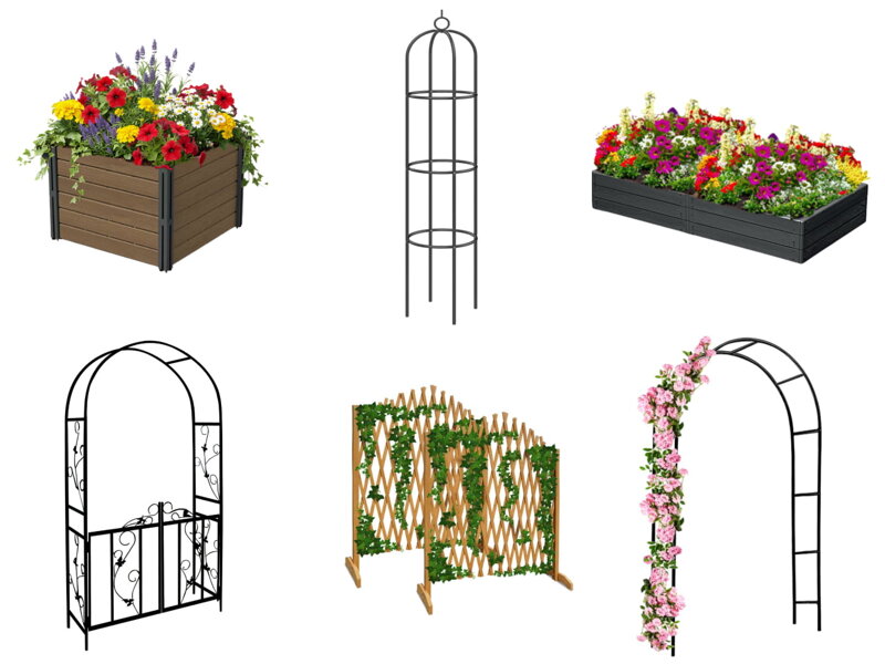 Zahradní opory a oblouky