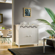 Komoda JERSEY, 76x65x35 cm, bijela