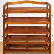 Regal za cipele RUSTIC, 5 polica,  prirodno smeđi