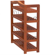 Regal za cipele RUSTIC, 5 polica,  prirodno smeđi