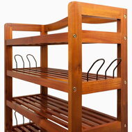 Regal za cipele RUSTIC, 5 polica,  prirodno smeđi