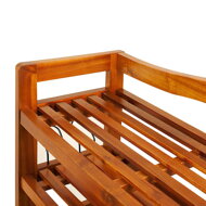 Regal za cipele RUSTIC, 5 polica,  prirodno smeđi