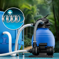 Pješčana filtracija za bazen AQUA, 10.200 l/h, plava