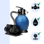 Pješčana filtracija za bazen AQUA, 10.200 l/h, plava