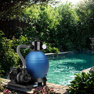 Pješčana filtracija za bazen AQUA, 10.200 l/h, plava