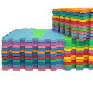 Pjenasta prostirka za djecu PUZZLE, višebojna