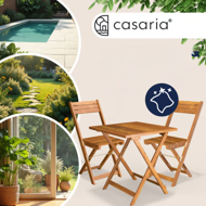 Balkonski set VITEK, 1+2, prirodna smeđa