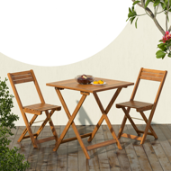 Balkonski set VITEK, 1+2, prirodna smeđa