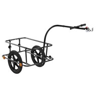 Prikolica za bicikl TERY, 90 l, 61x153x90 cm, crna