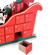 Adventski kalendar NIKOLAS, 52x31x13 cm, višebojan