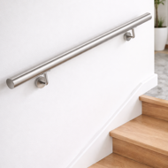 Rukohvat od nehrđajućeg čelika CHROME, 4,2×100cm, srebrna