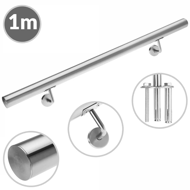 Rukohvat od nehrđajućeg čelika CHROME, 4,2×100cm, srebrna