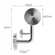 Rukohvat od nehrđajućeg čelika CHROME, 4,2×100cm, srebrna