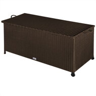 Kutija za odlaganje od poliratana RICCO, 122x56x61 cm, smeđa