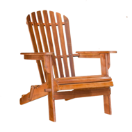 Vrtna ležaljka ADIRONDACK, sklopiva, 69x84x94 cm, prirodna smeđa