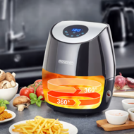 Friteza na vrući zrak FRY, 1500 W, 3,6 l, crna