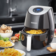 Friteza na vrući zrak FRY, 1500 W, 3,6 l, crna