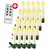 Svijeće za božićno drvce CANDLE, 20 kom, 10,5 cm, toplo bijelo svjetlo