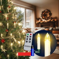 Svijeće za božićno drvce CANDLE, 20 kom, 10,5 cm, toplo bijelo svjetlo