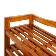Regal za cipele RUSTIC, 5 polica, prirodno smeđi