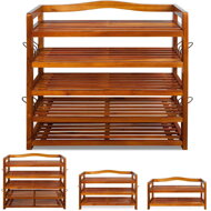 Regal za cipele RUSTIC, 5 polica, prirodno smeđi