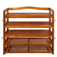 Regal za cipele RUSTIC, 5 polica, prirodno smeđi