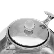 Čajnik sa sitom TEA 1,2 l, proziran, srebrni