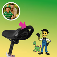 Dječji bicikl bez pedala QUIDO, od 3 godine, ružičasta