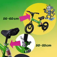 Dječji bicikl bez pedala QUIDO, od 3 godine, zelena