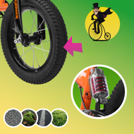 Dječji bicikl bez pedala QUIDO, od 3 godine, narančasta