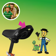 Dječji bicikl bez pedala QUIDO, od 3 godine, narančasta