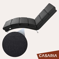 Ležaljka LONDON, 186×55×89cm, antracitna