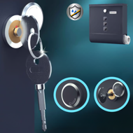 Poštanski sandučić s tubom za novine POST, 30,5x10x33,5cm, antracit