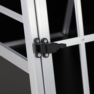 Transportni boks za pse BRUNO, 89x70x51 cm, srebrna/crna