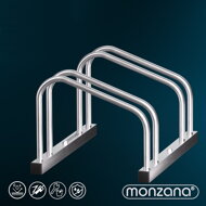 Stalak za 2 bicikla BIKE, 50x32x27 cm, srebrni