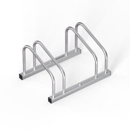 Stalak za 2 bicikla BIKE, 50x32x27 cm, srebrni