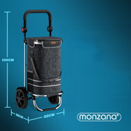 Kolica - Torba za kupovinu na kotače EASY, crna