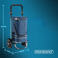 Kolica - Torba za kupovinu na kotače EASY, plava