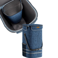 Kolica za kupovinu EASY, 50 l, plava