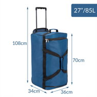 Putna torba na kotačima JOY 85 l, plava