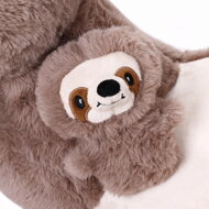 Ljuljajući lijenac s sigurnosnim pojasom, smeđa