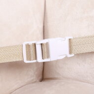 Ljuljajući lijenac s sigurnosnim pojasom, smeđa