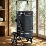 Kolica za kupovinu za stepenice COMFORT, 50 l, crna