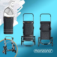 Kolica - Torba na kotače (za stepenice) COMFORT, crna