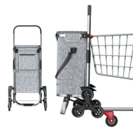 Kolica za kupovinu za stepenice COMFORT, 50 l, siva