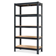 Regal s visokom nosivošću HEAVY, max. 875 kg, 90x40x180 cm, crna
