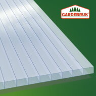 Komorni polikarbonat MARK 6 mm, 60,5x121x0,6 cm, 10 kom, proziran