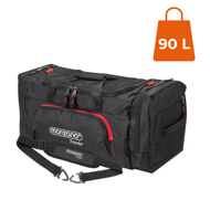 Putna torba za rame JERGY, 90 l, 65x32x33 cm, crna