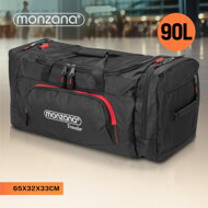 Putna torba za rame JERGY, 90 l, 65x32x33 cm, crna