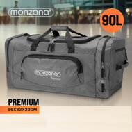 Putna torba za rame JERGY, 90 l, 65x32x33 cm, siva